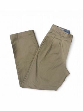 VTG Men’s Pleated-Front Khaki Pants Size W32 x L32